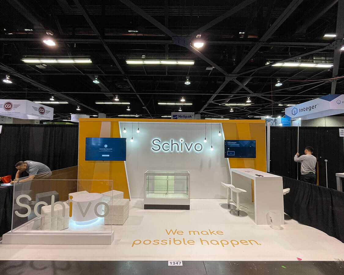 Turnkey trade show booth rentals in Anaheim for Vidcon 2025