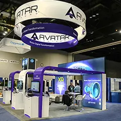 The Cutting-Edge, Standout booth rental Design 