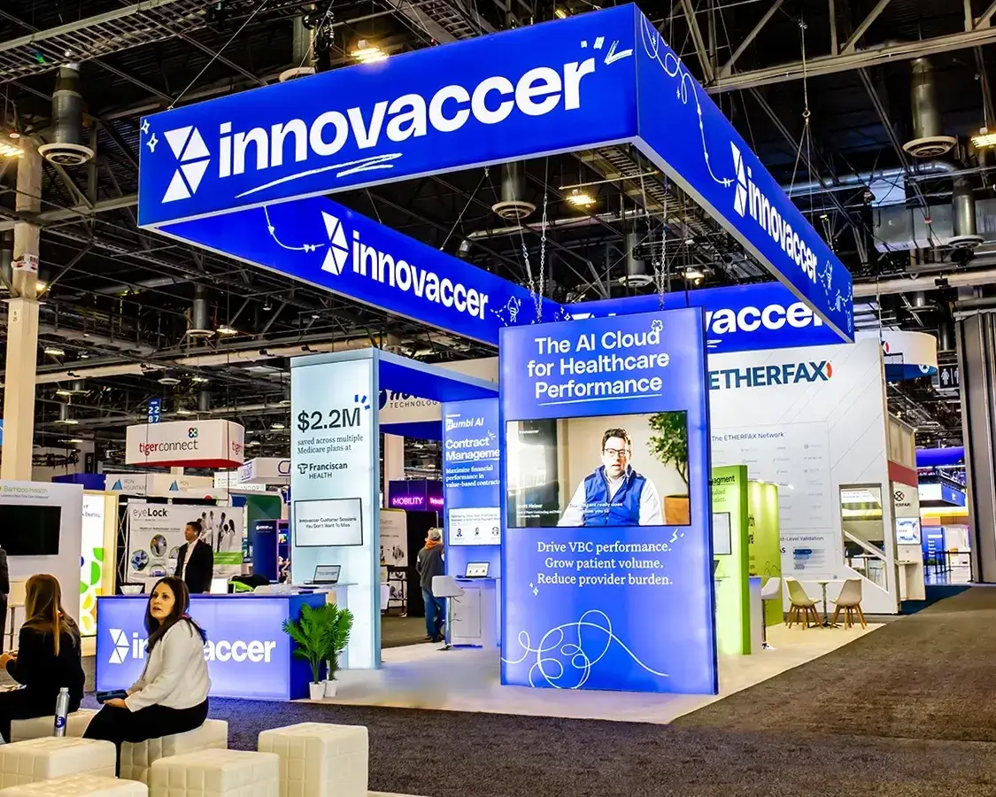 20x40 Trade Show Exhibit AT HIMSS Show 2025, Las Vegas, NV