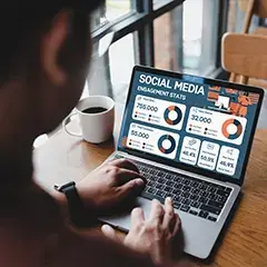 Start with social media