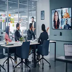 Give live presentations