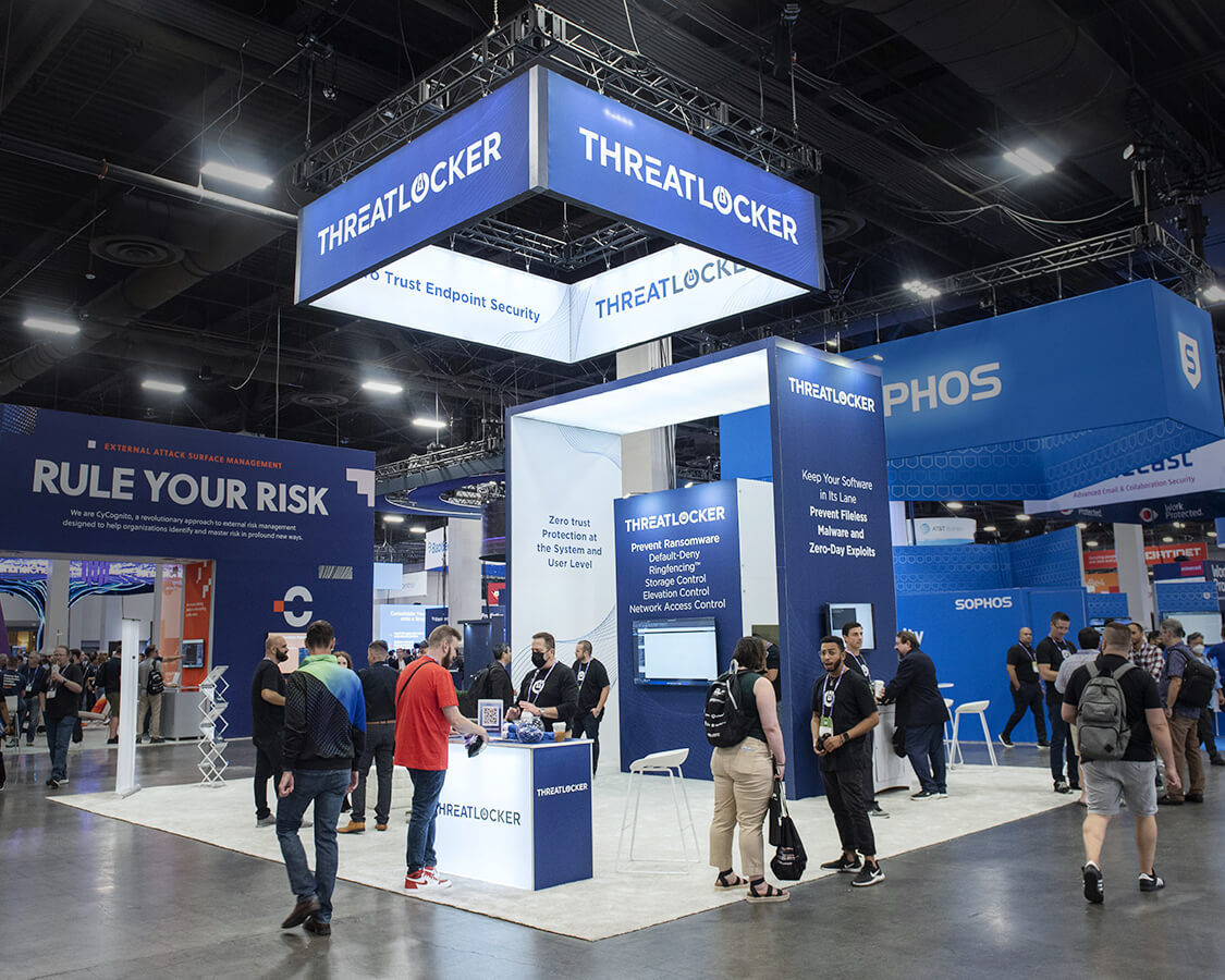Threatlocker BlackHat 10x20 Trade Show Booth Rental Las Vegas