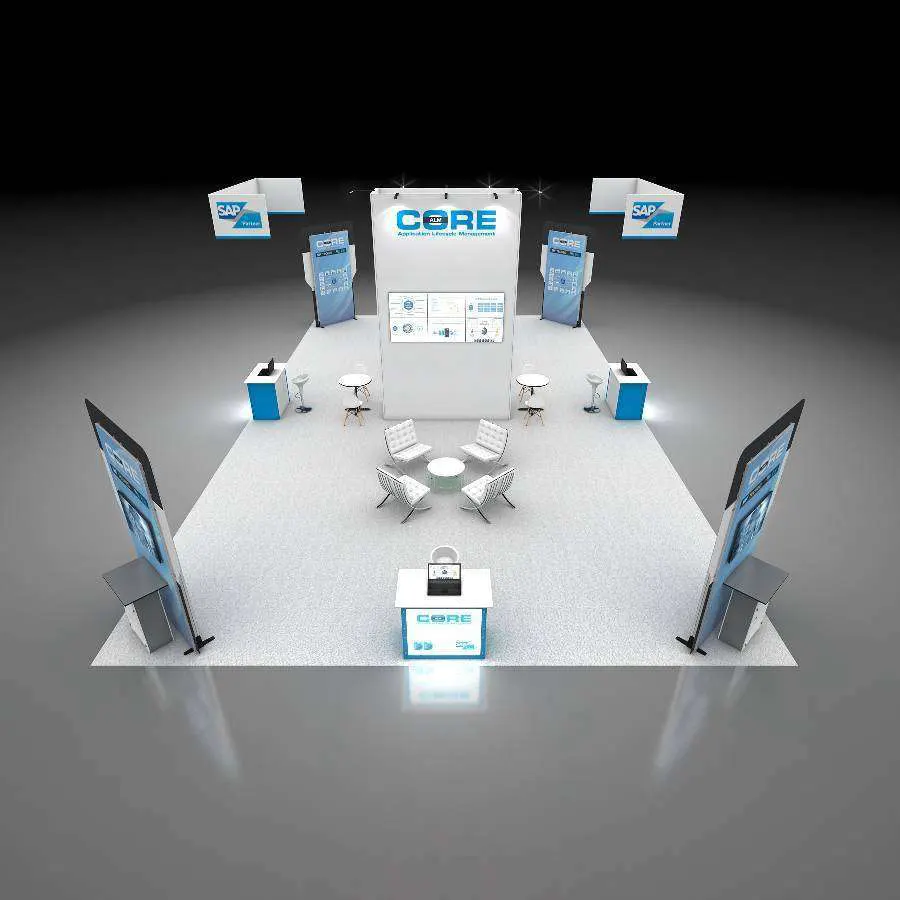 10×10 Trade Show Booth Rental