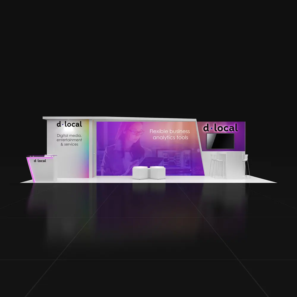 10×10 Trade Show Booth Rental