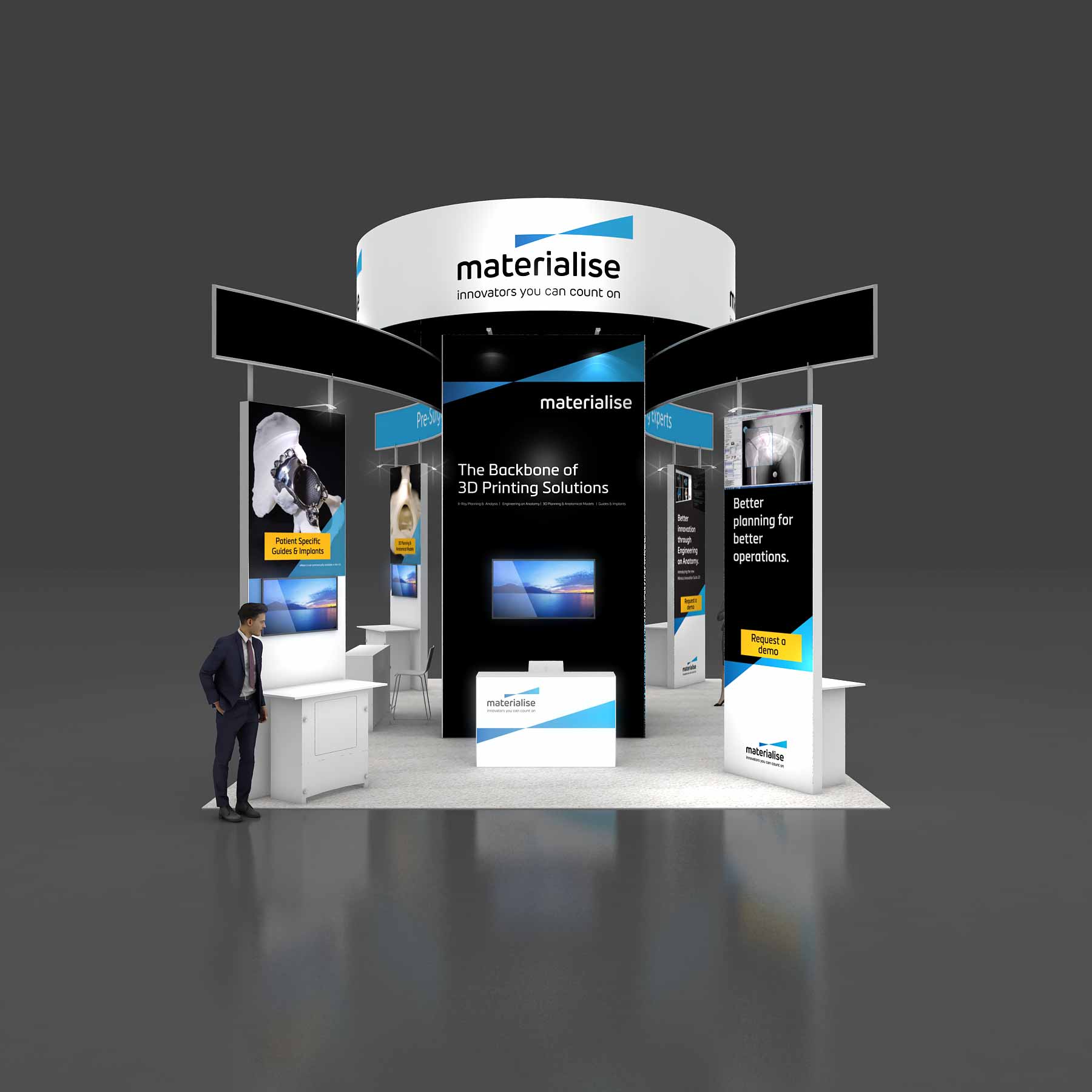 Design Ideas for a 20x30 Trade Show Booth