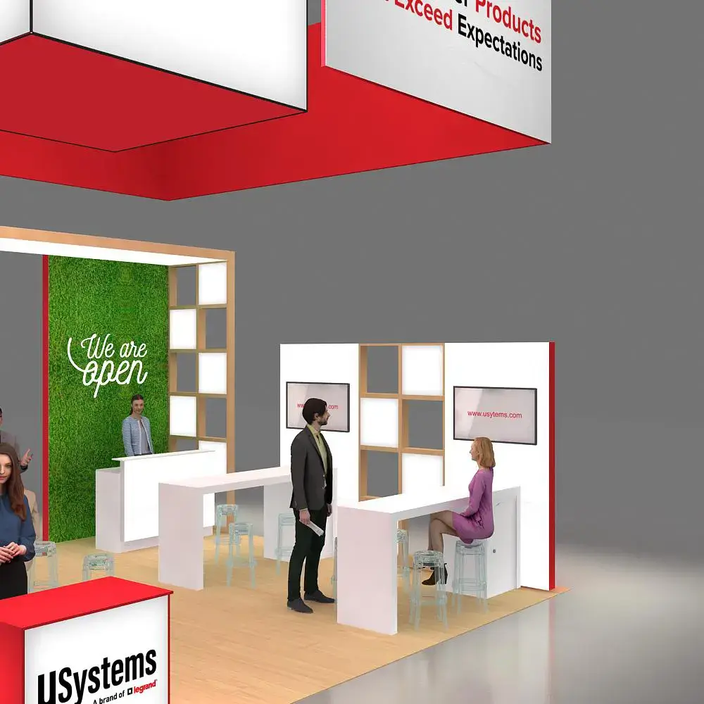 BRLU2020 51 US SYSTEMS Booth Design Close View