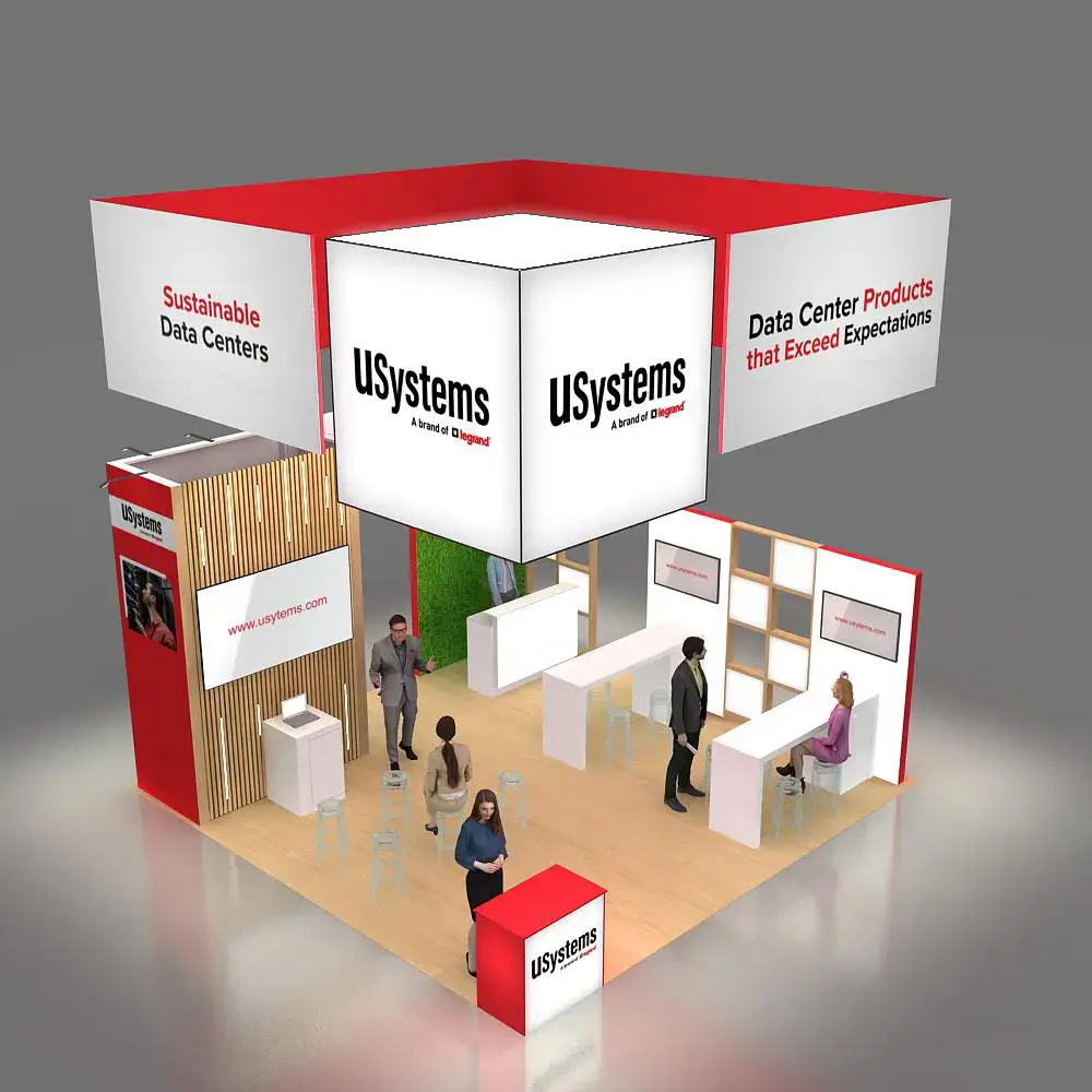 BRLU2020 51 US SYSTEMS Booth Design Upper View