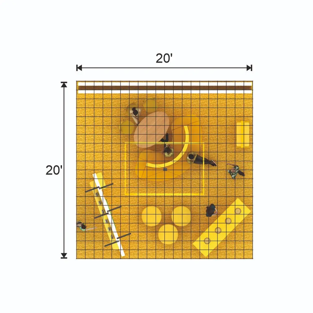 BRLU2020 56 ANIMAL LIKE US Booth Design Plan View