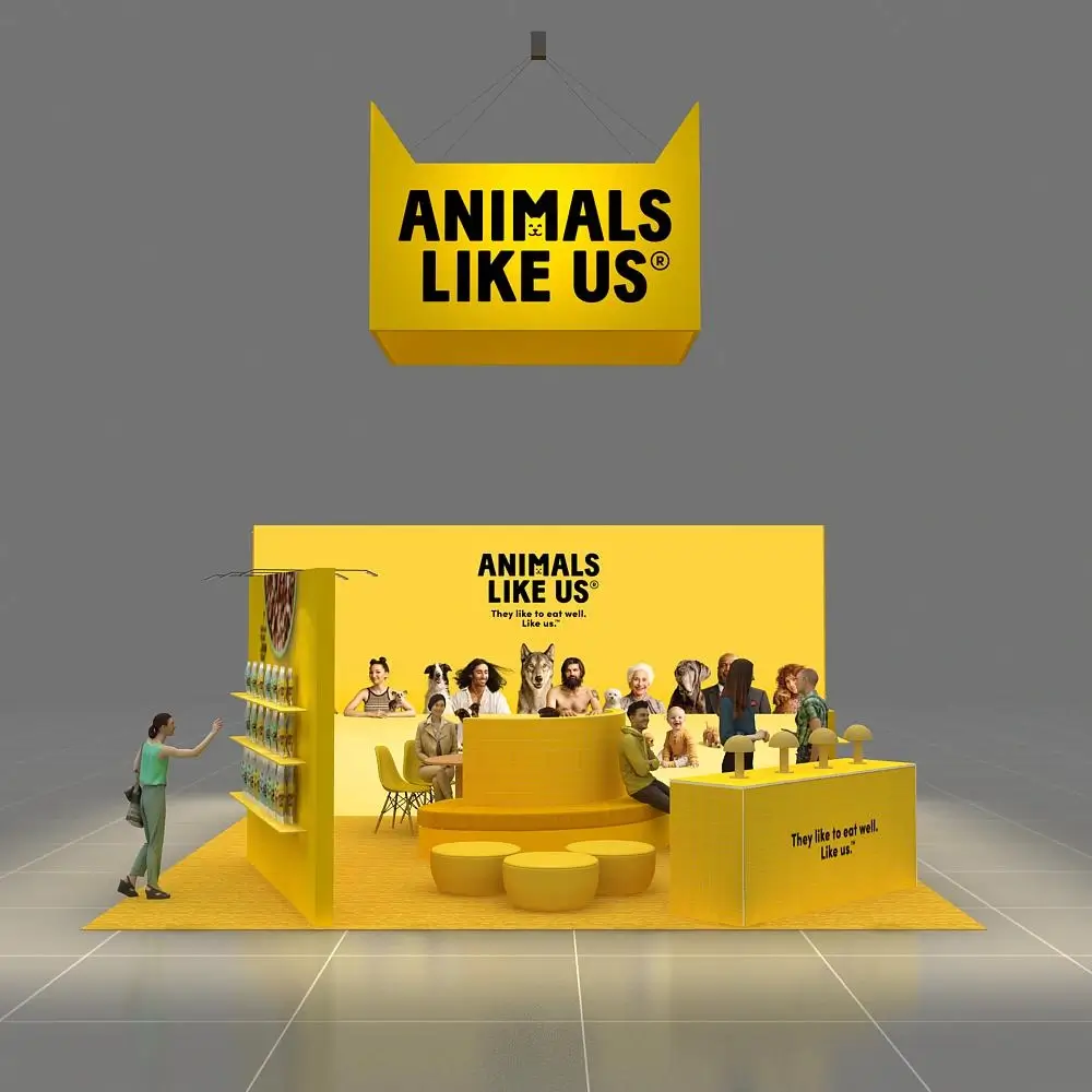 BRLU2020 56 ANIMAL LIKE US Front View Booth Design
