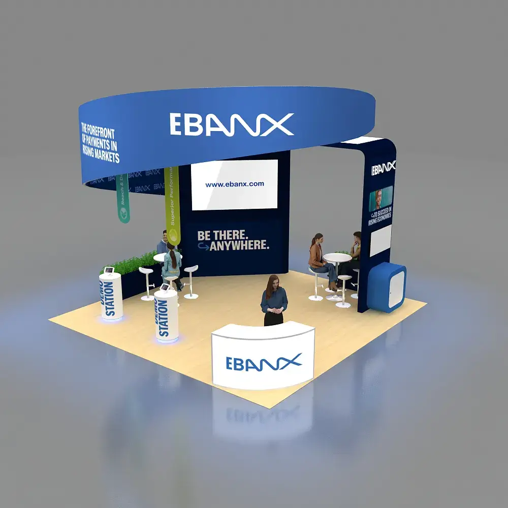Ebanx 20x20 Booth Design (3) Ebanx 20x20 Booth Design (3)