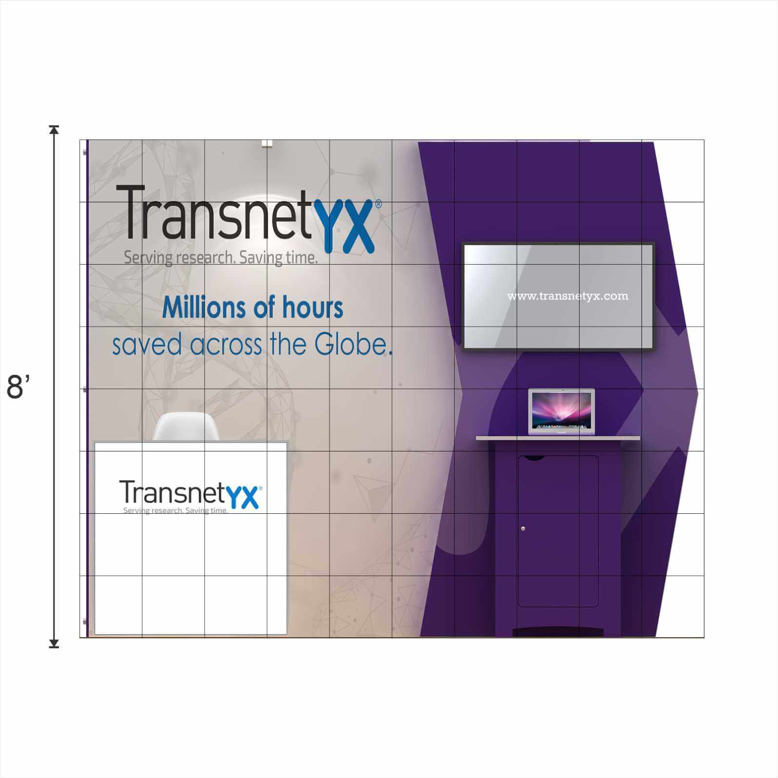 Elevation - RCR1010 11: Creative 10x10 trade show booth ideas Elevation - RCR1010 11: Creative 10x10 trade show booth ideas