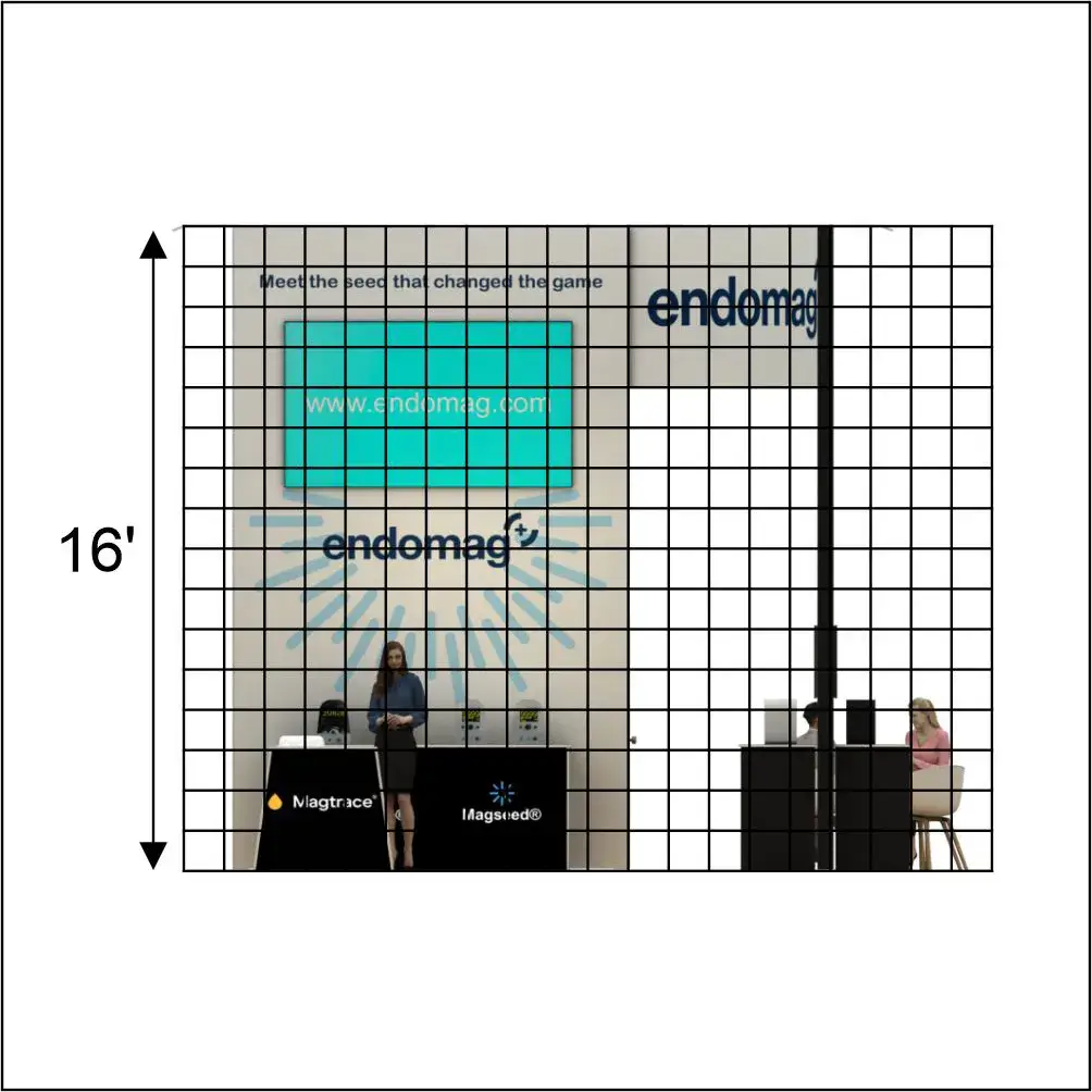 Elevation – YRLU2020 181: Stylish 20x20 Booth Designs for Visual Brand Presence