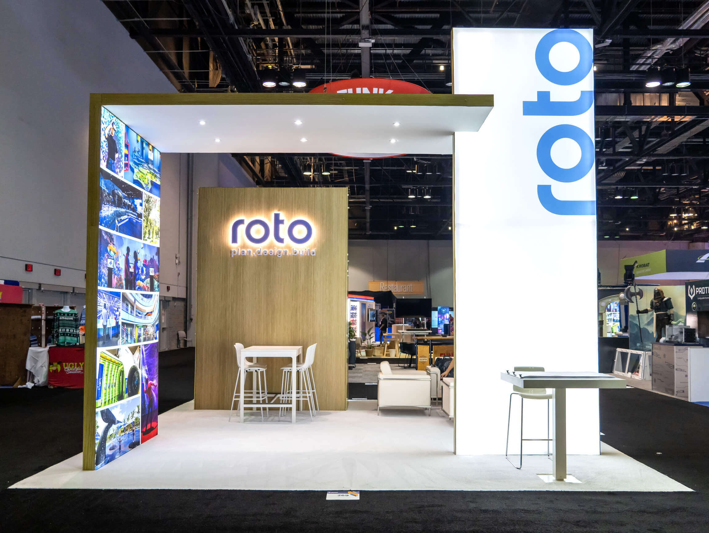 Trade show exhibits in Long Beach for ORS Annual Meeting 2024