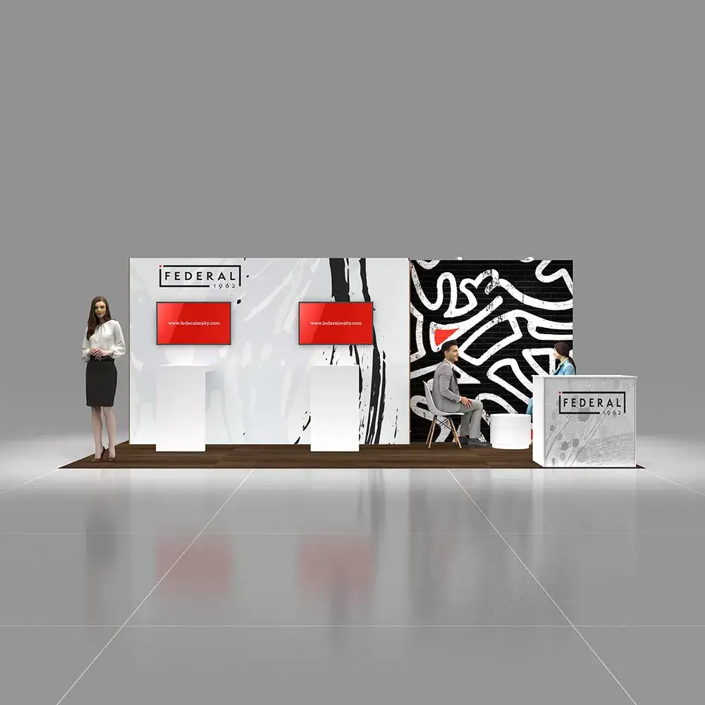 10×10 Trade Show Booth Rental