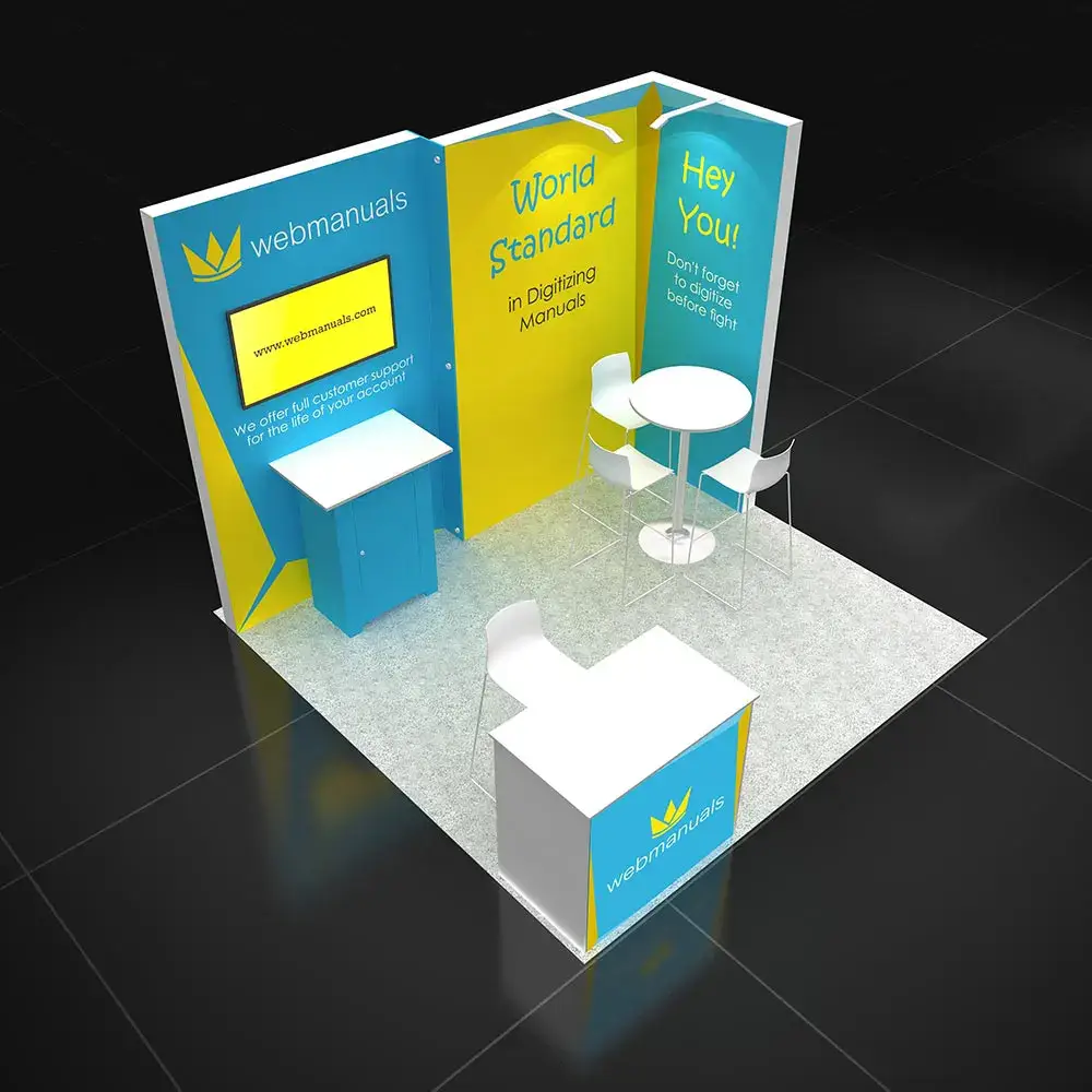 10×10 Trade Show Booth Rental