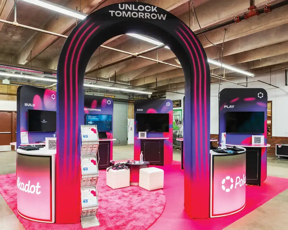 20×20 Trade Show Booth AT ETH Denver Show 2025, Denver, CO