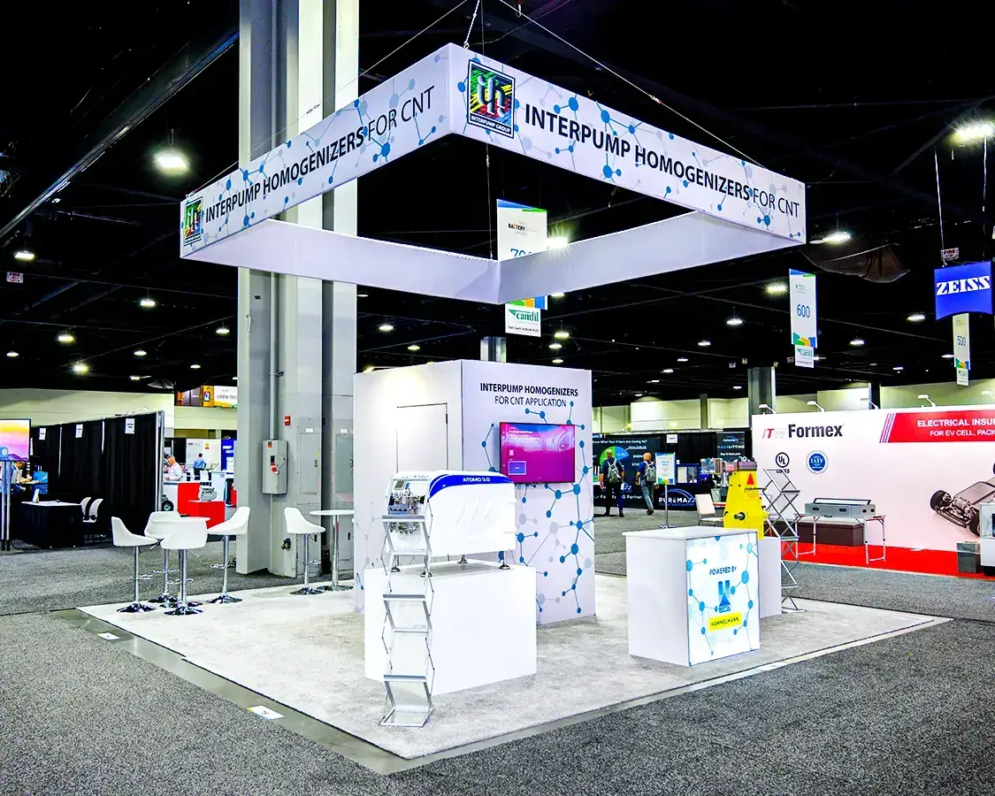 20×20 Trade Show Booth Rental AT Battery Show 2025, Atlanta, GA
