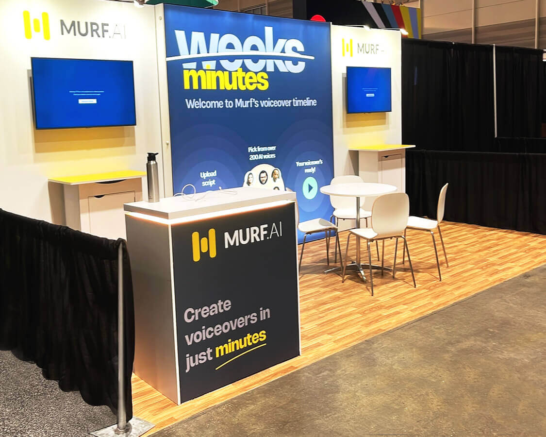 Murf Al 10×20 Tradeshow Booths AT ATD Show 2024, New Orleans, LA