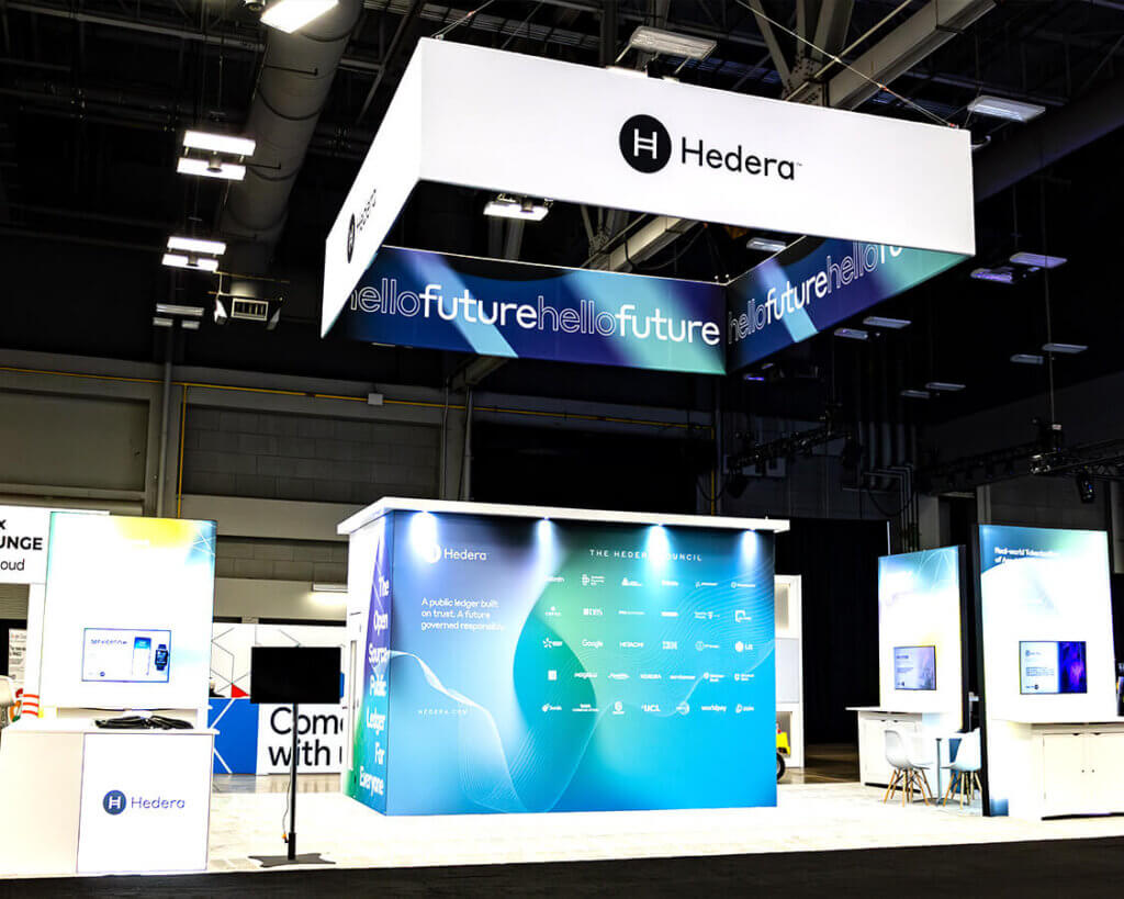 20×40 Trade Show Booth Design AT Consensus Show 2024, Austin, TX