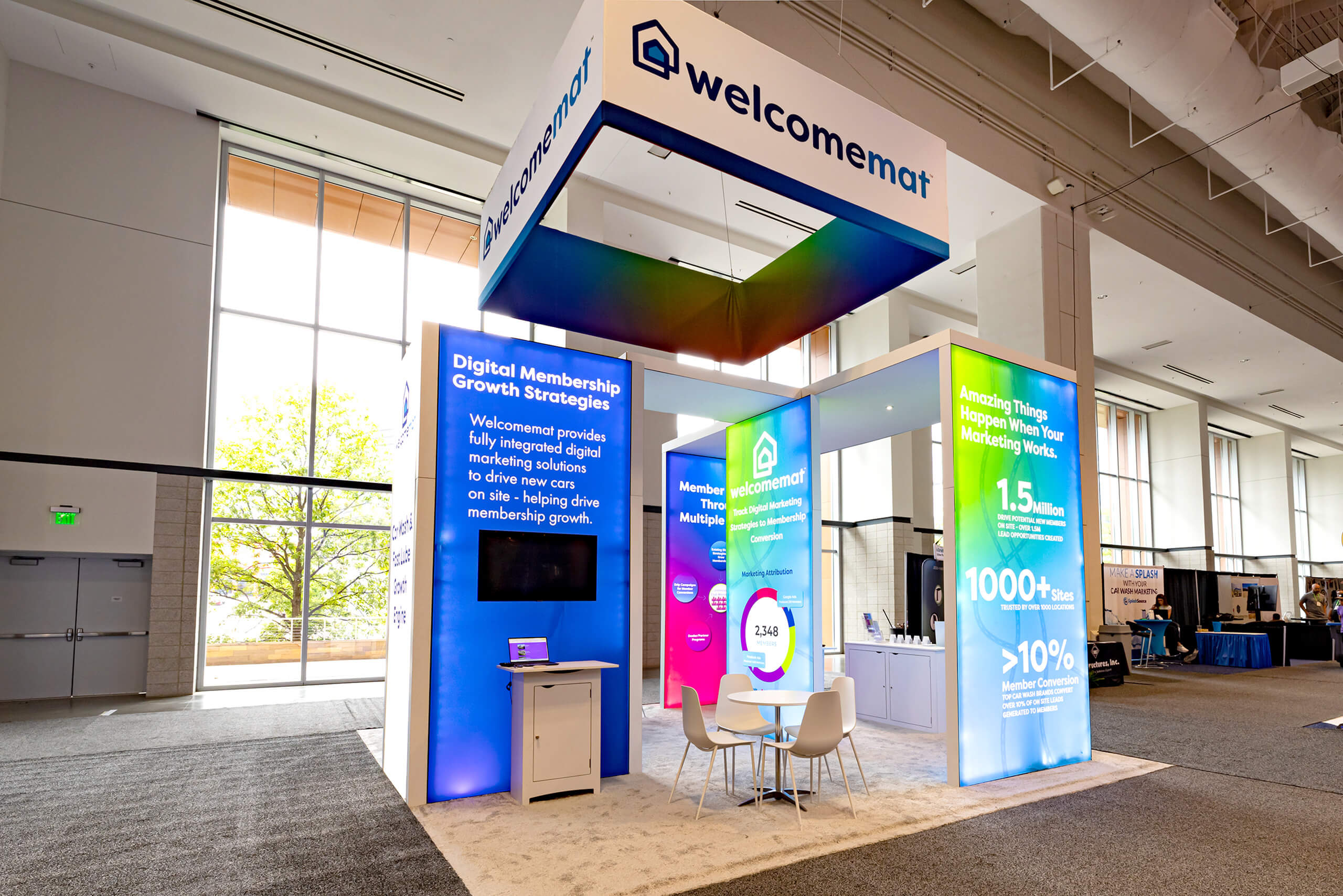 20×20 Trade Show Booths AT Car Wash Show 2024, Nashville, TN