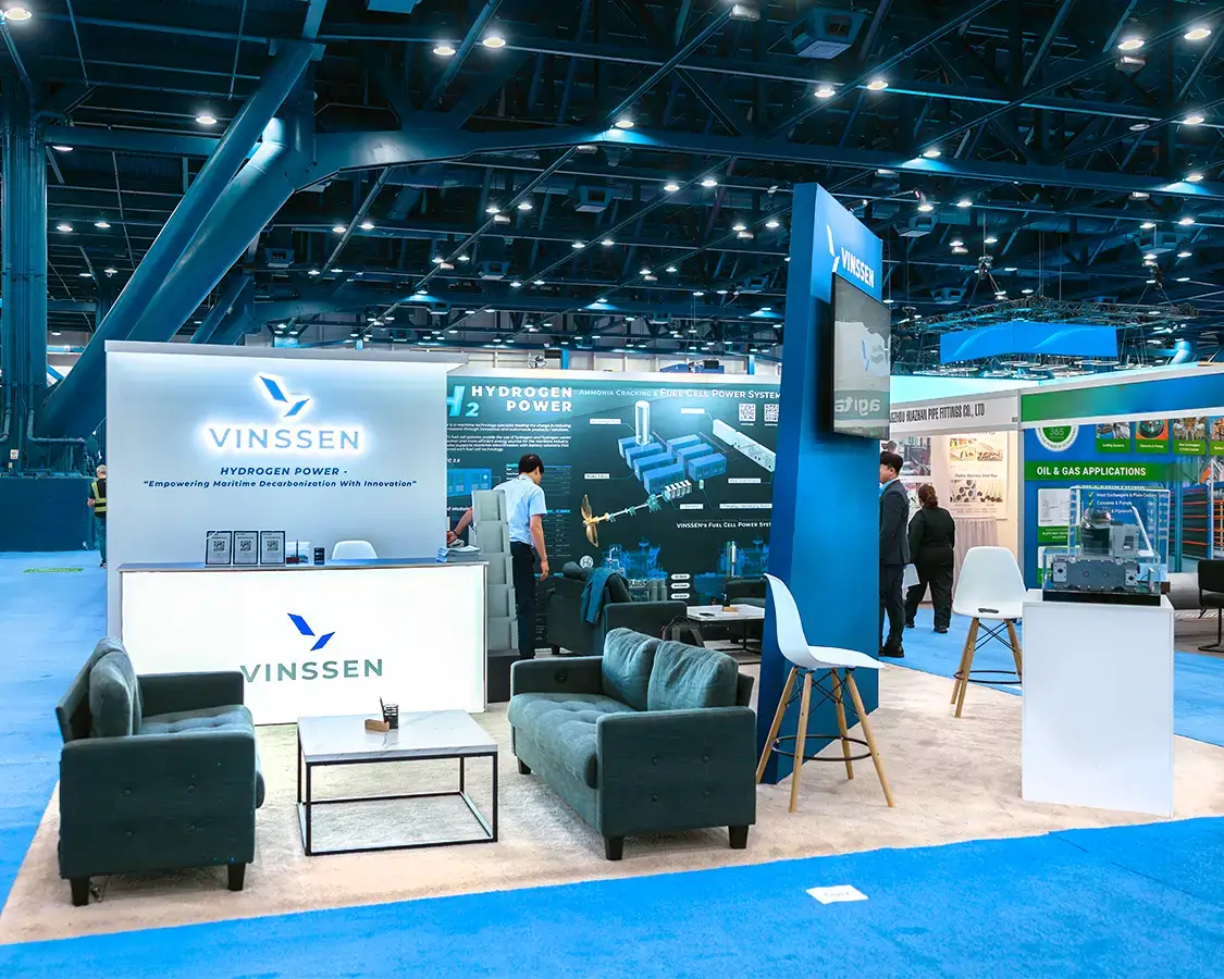 20×20 Trade Show Exhibit Rental AT Gastech 2024, Houston, TX