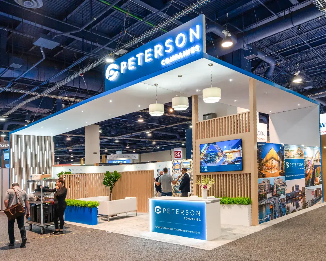 Exclusive 30x50 trade show rental booth for Las Vegas