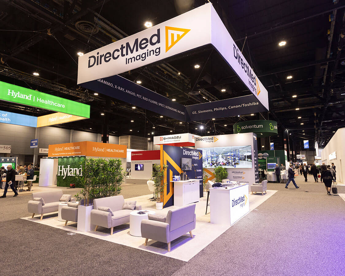 DirectMed - 20×40 Exhibition Stand Rentals at RSNA Show, Chicago, IL