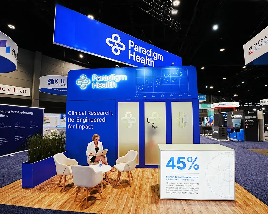 Outdo your competitors with exceptional 20x20 booth rentals for ASCO shows
