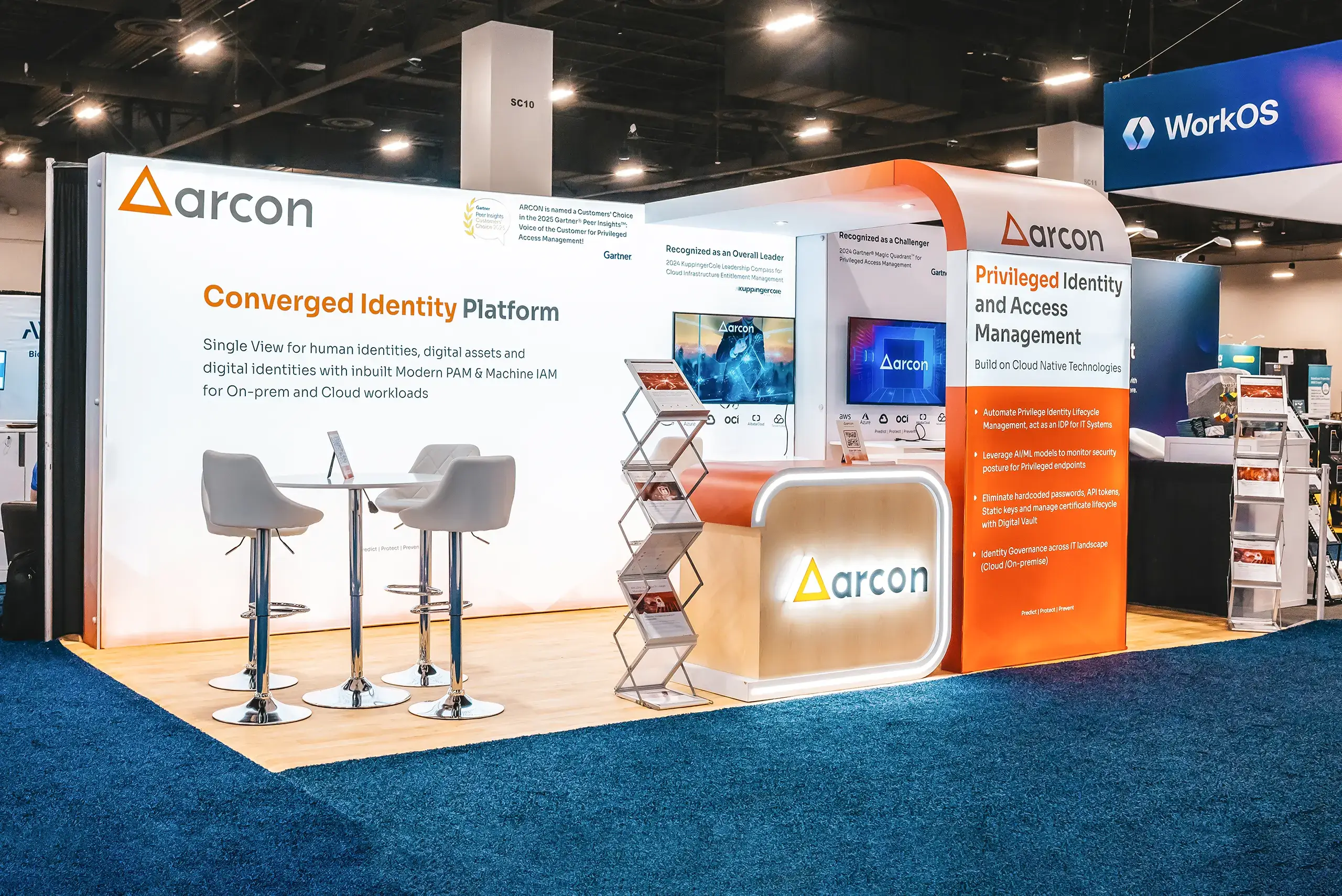 Arcon 10x20 at trade show booth rental at Identiverse