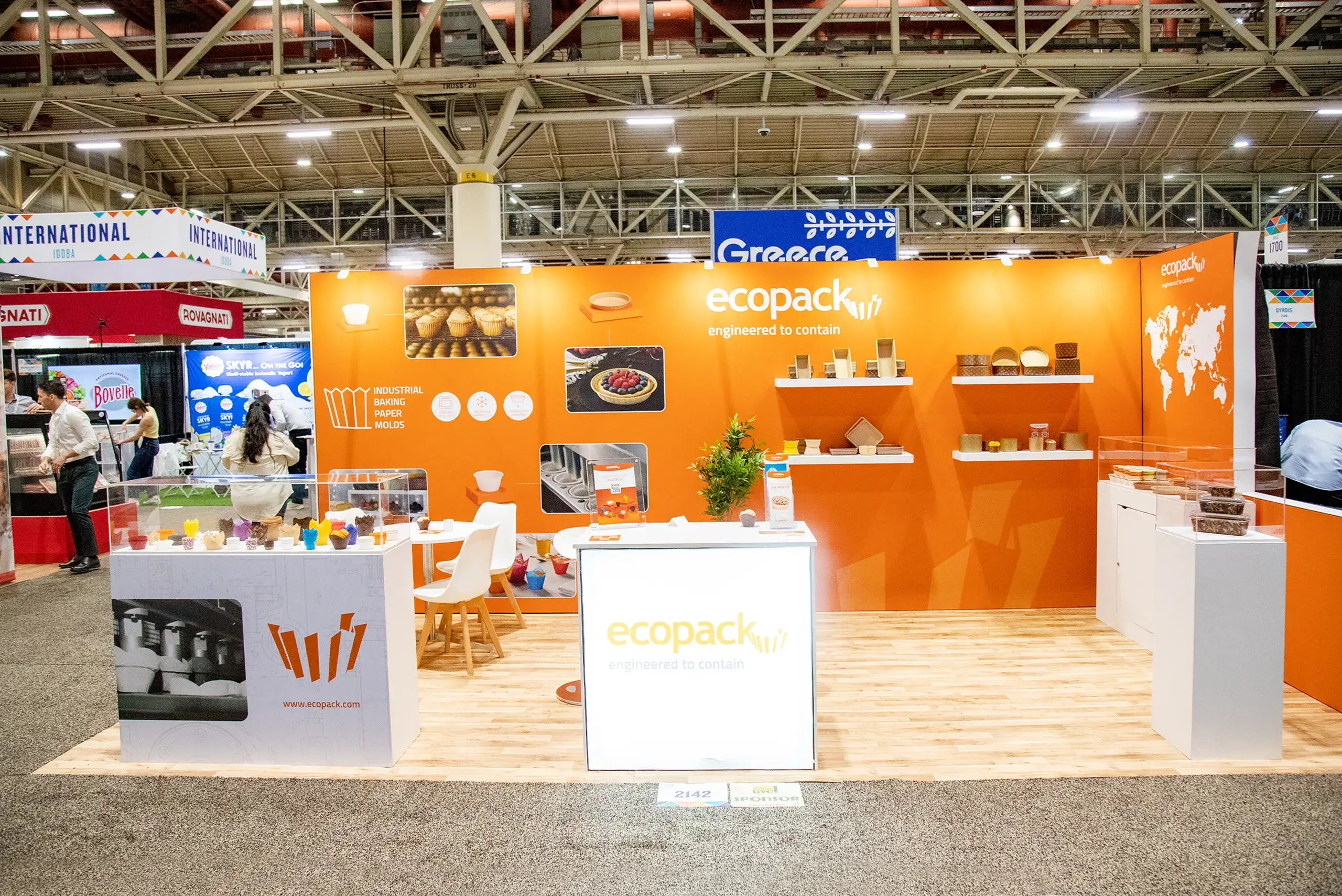 Ecopack 10x20 trade show display rental at IDDBA