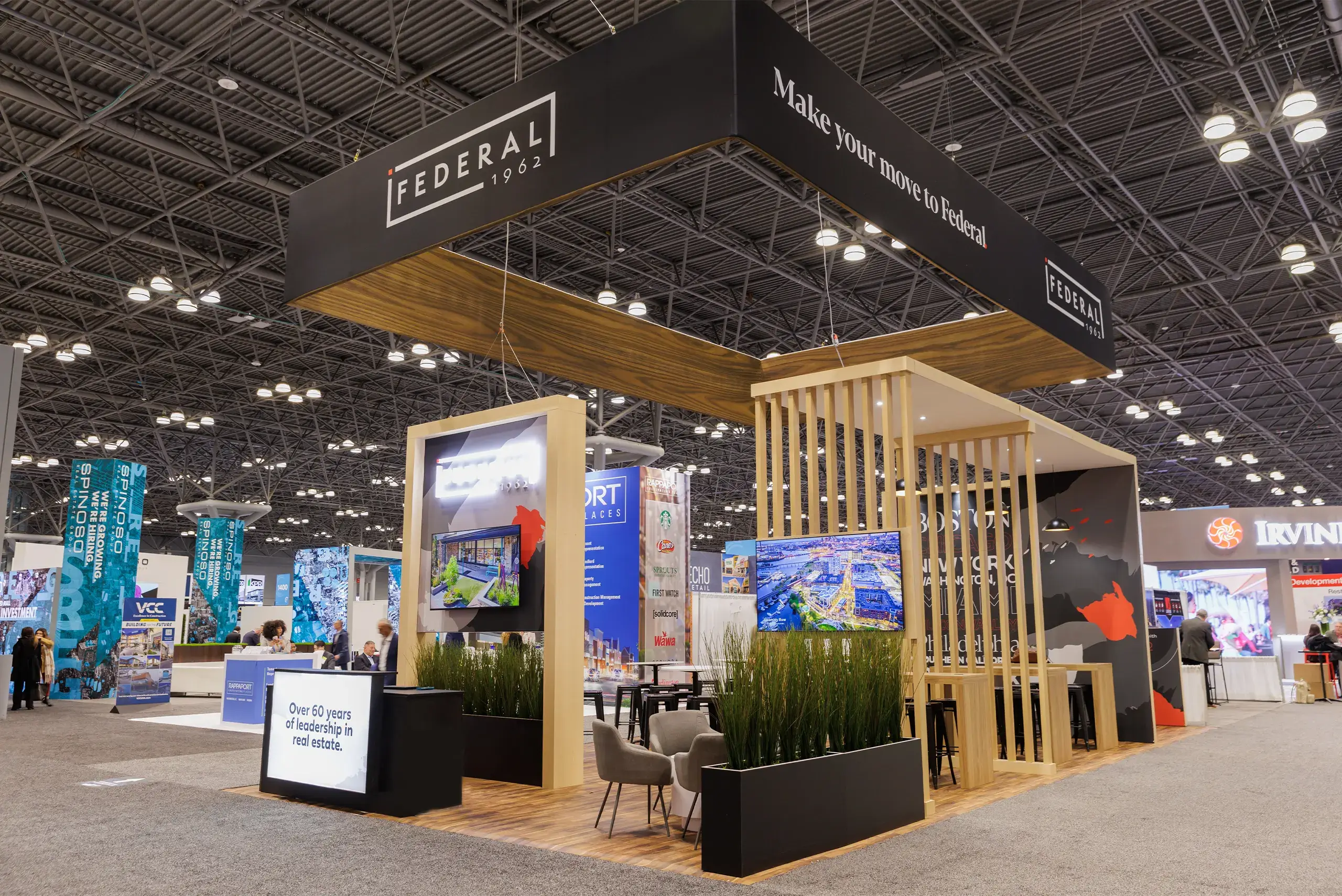 Federal, 10x20 trade show display at ICSC
