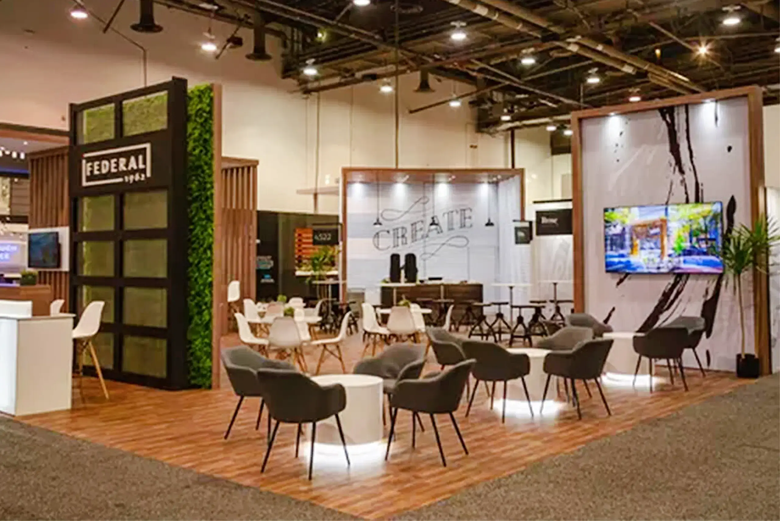 Federal Reality - 40x50 trade show booth rental at ICSC