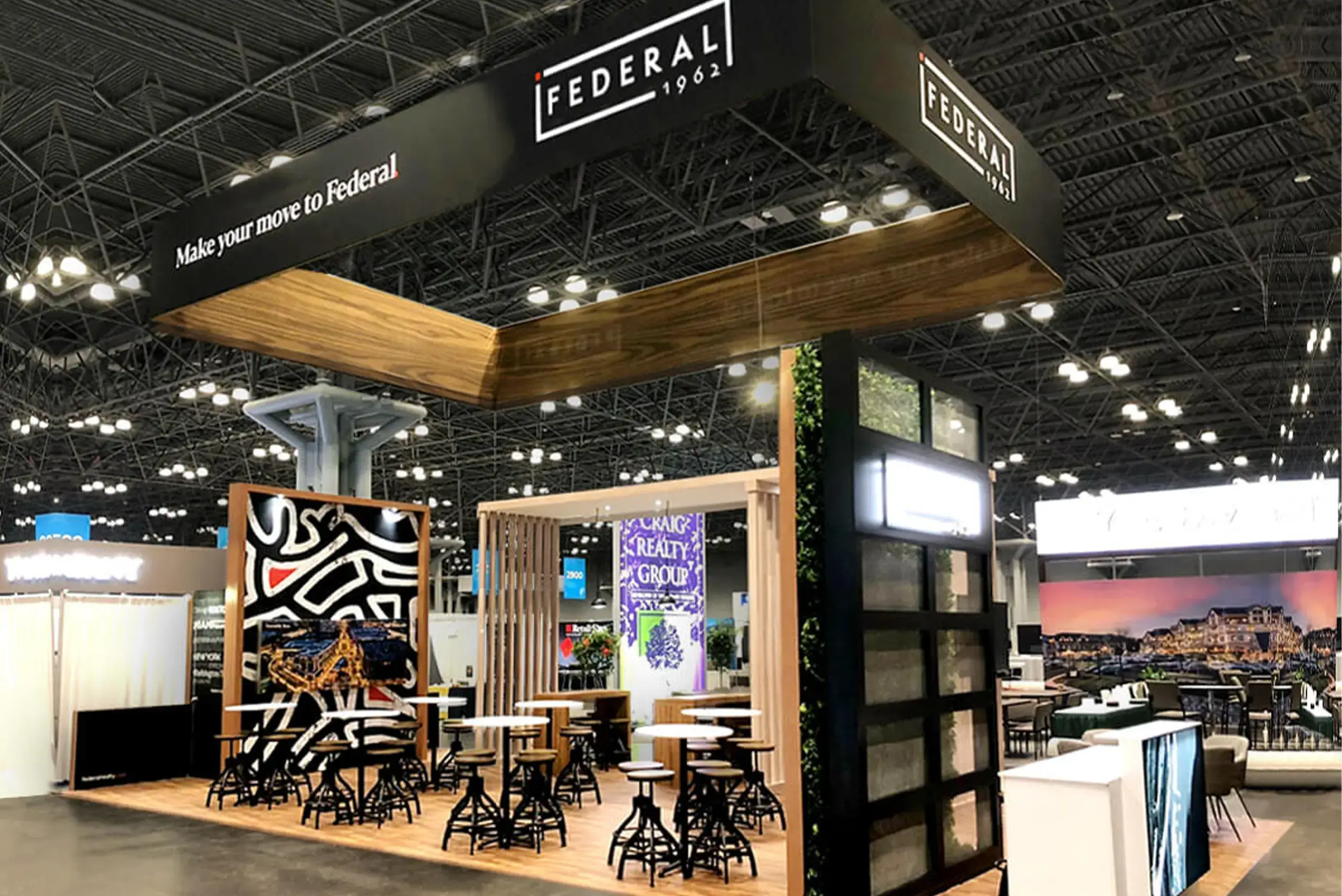Federal Realty - 20x40 exhibit rental at ICSC