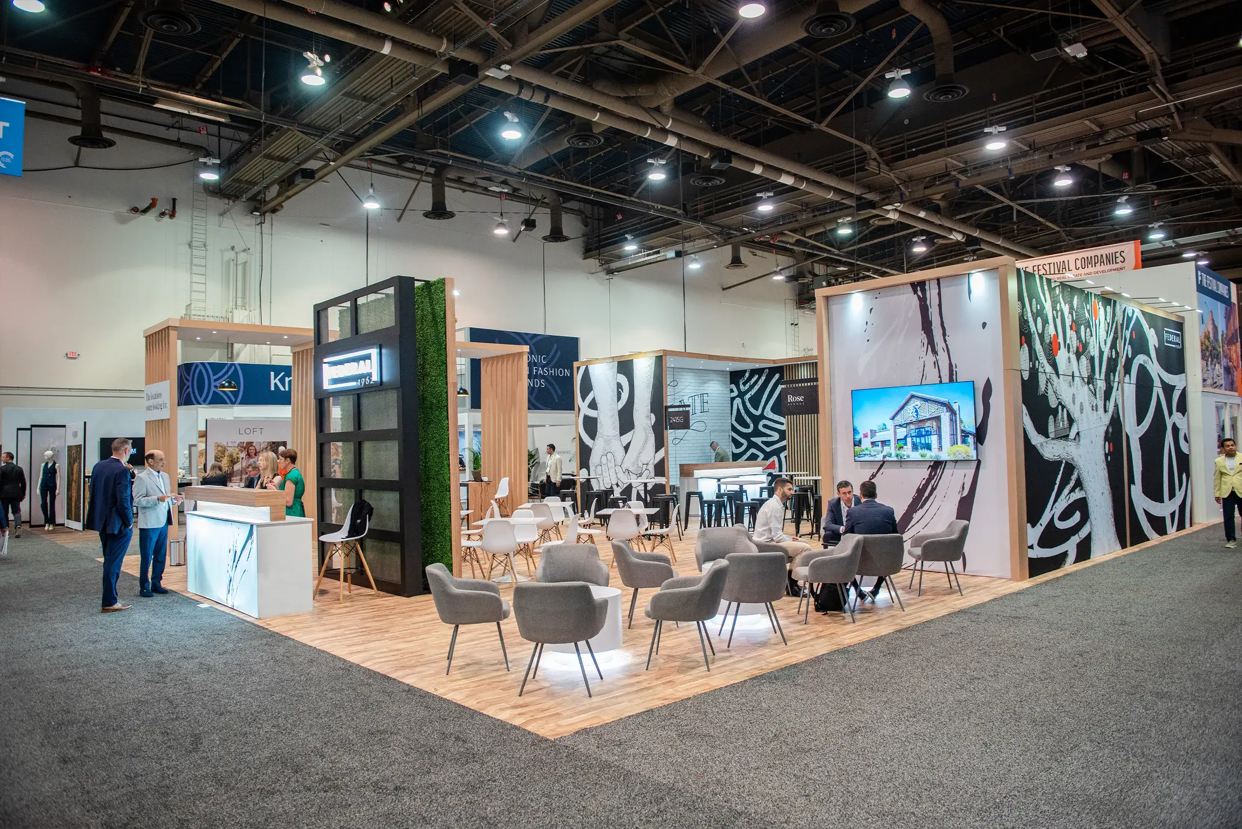 Federal Realty - 40x50 exhibit rental at ICSC