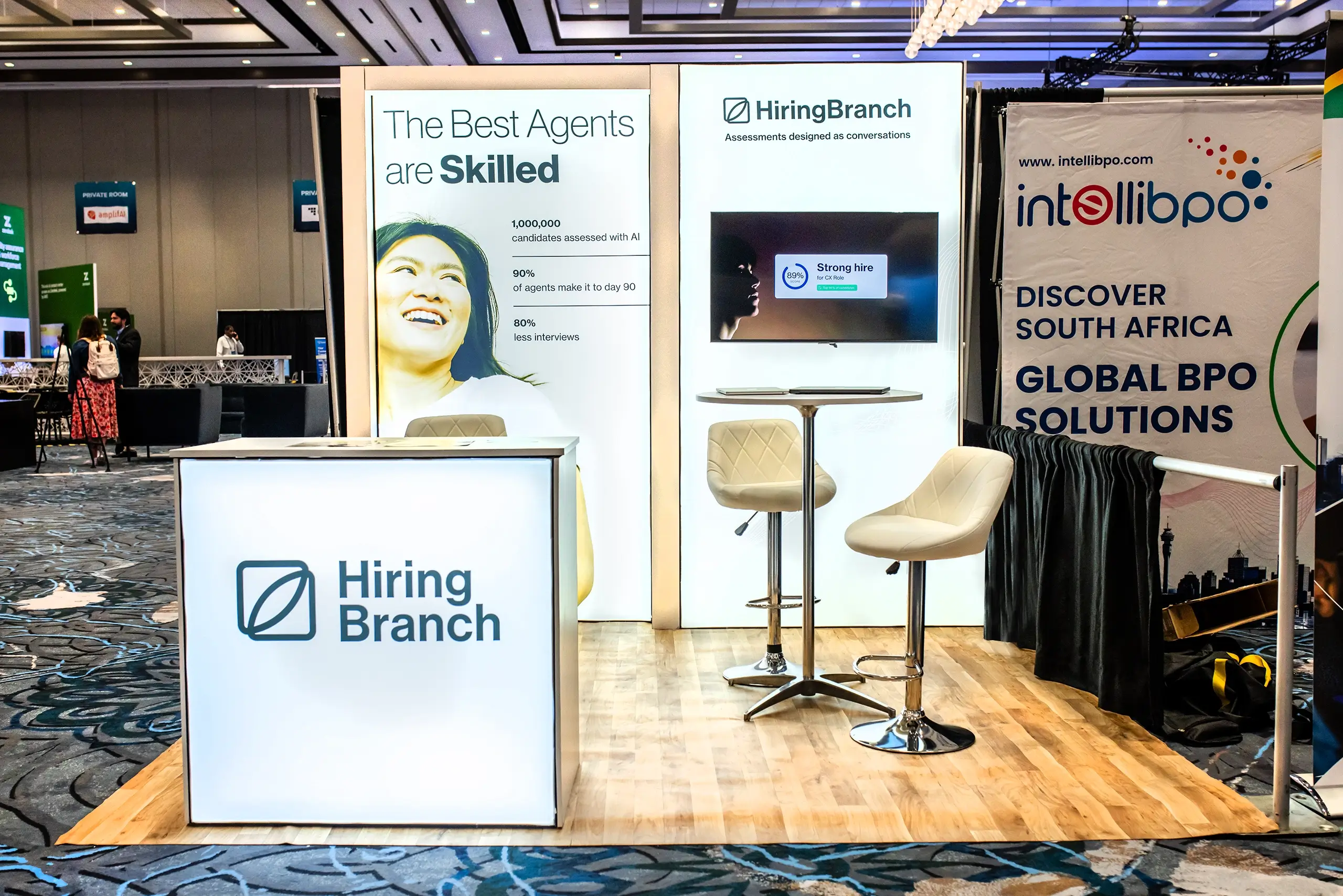 Hiring Branch - 10x10 trade show display at CCW Las Vegas