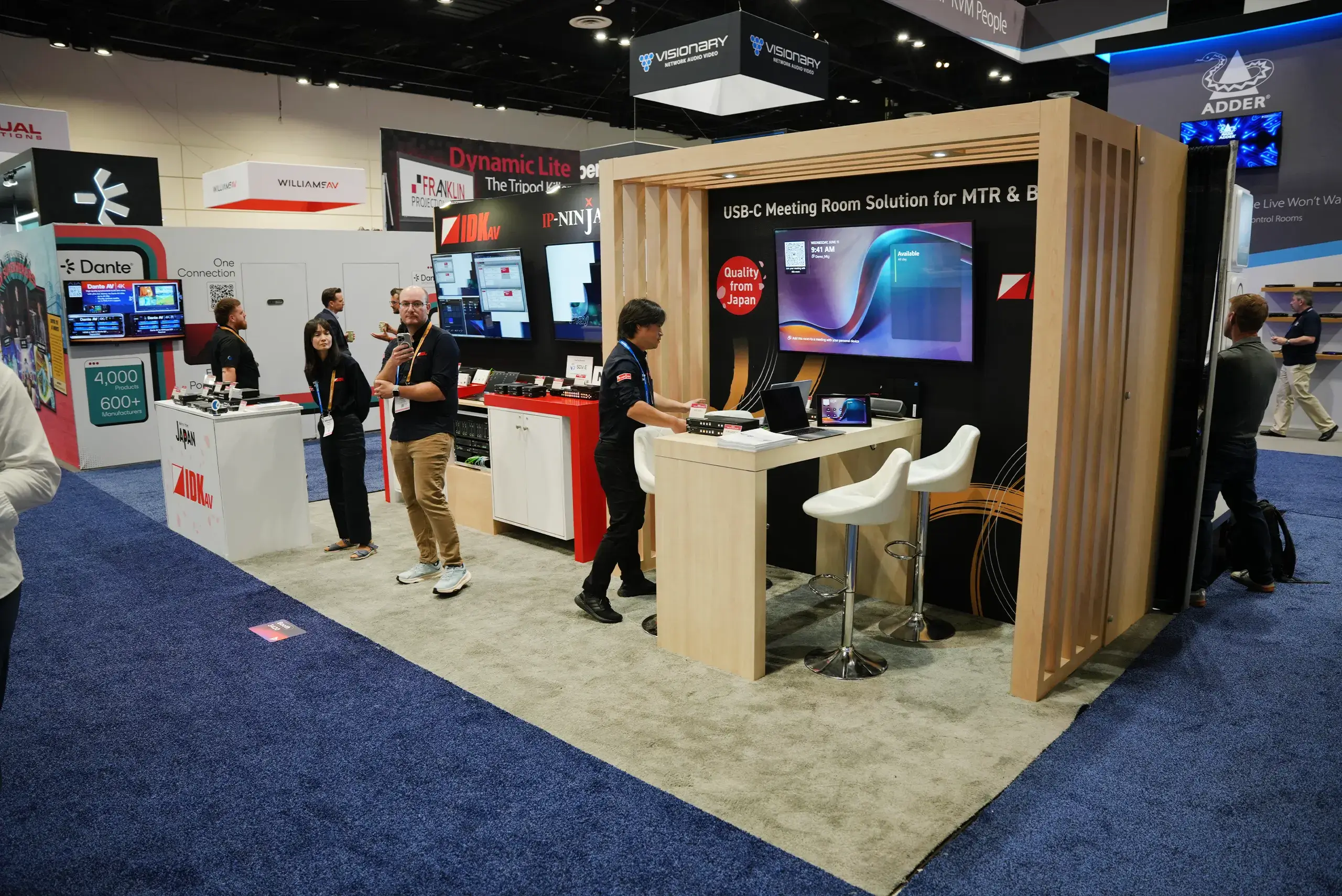IDK - 10x20 trade show display at Infocomm