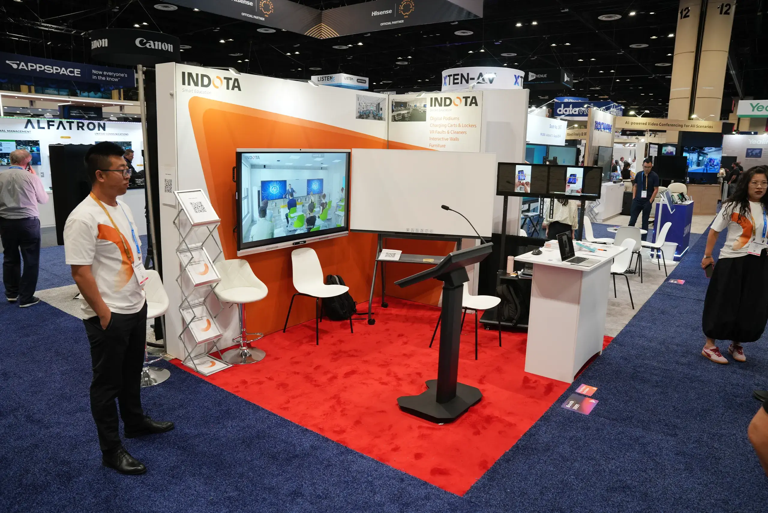 Indota - 10x10 trade show displays at Infocomm