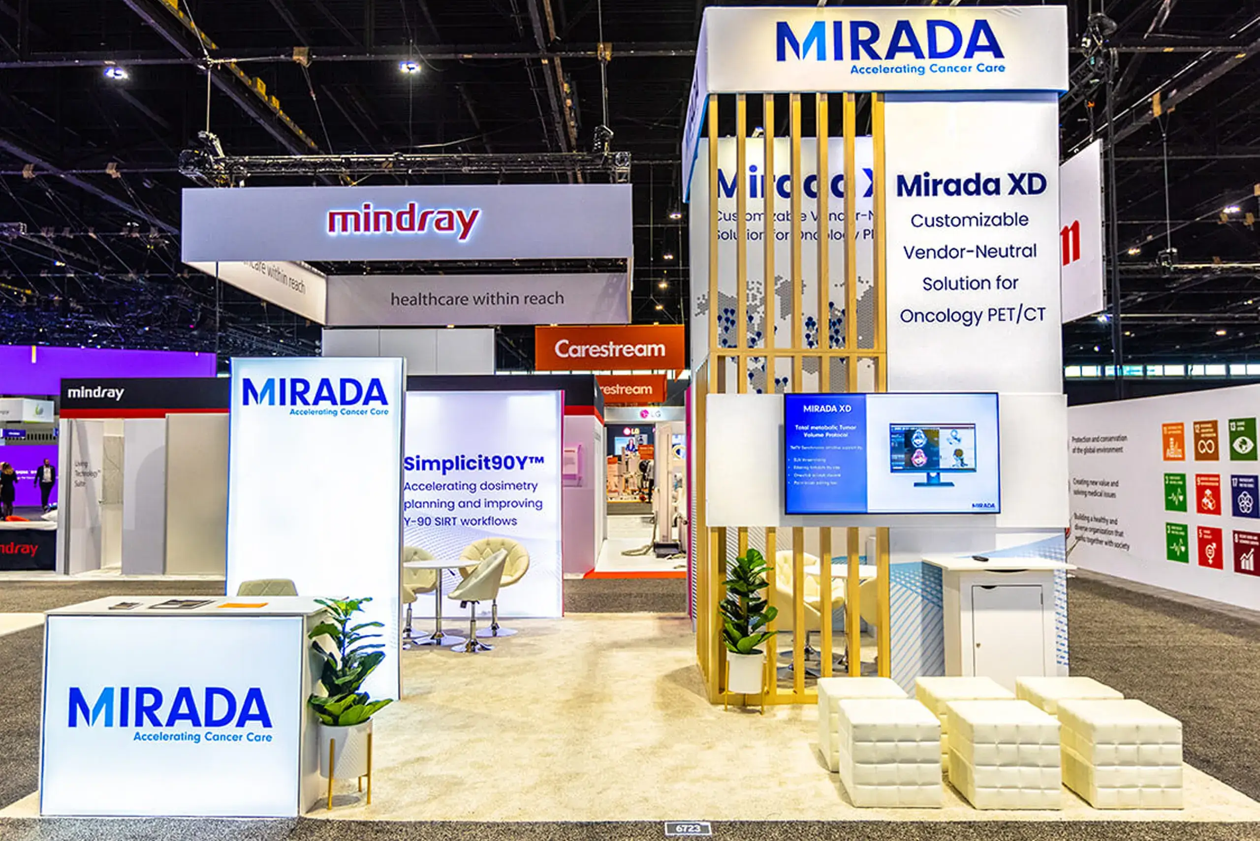 Mirada 20×20 Trade Show Booth Rental AT RSNA