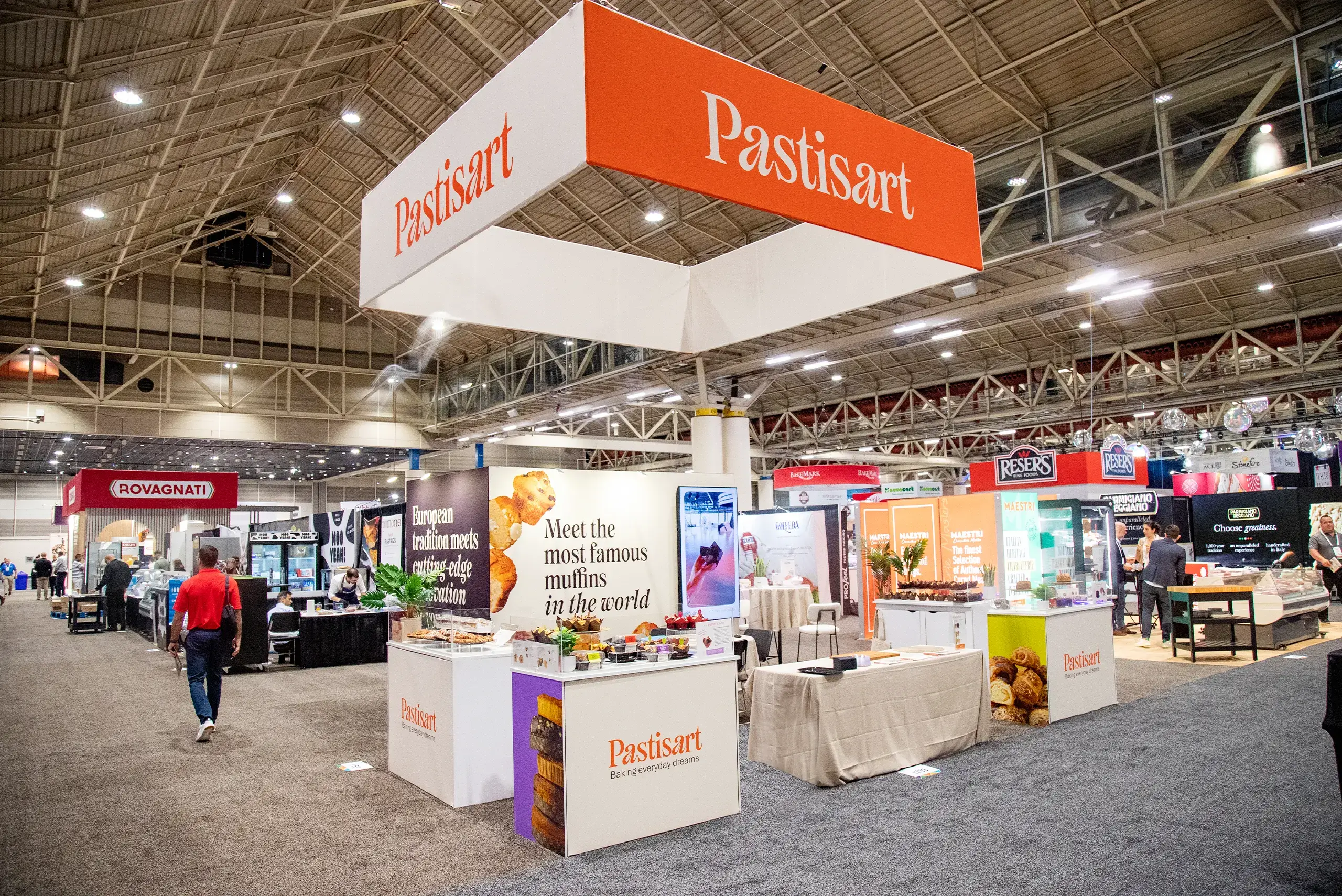 Pastisart US 20x20 booth rental at IDDBA