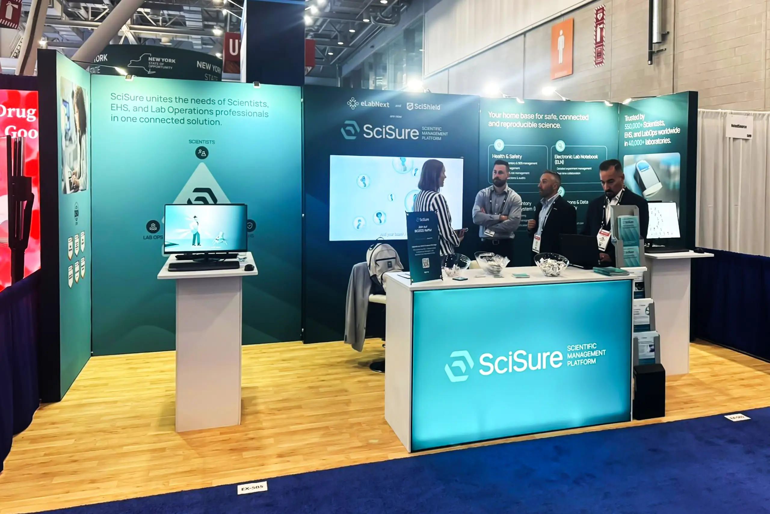 SciSure 10'x20' Trade Show Exhibits Booth at Bio International 2025, Boston, MA