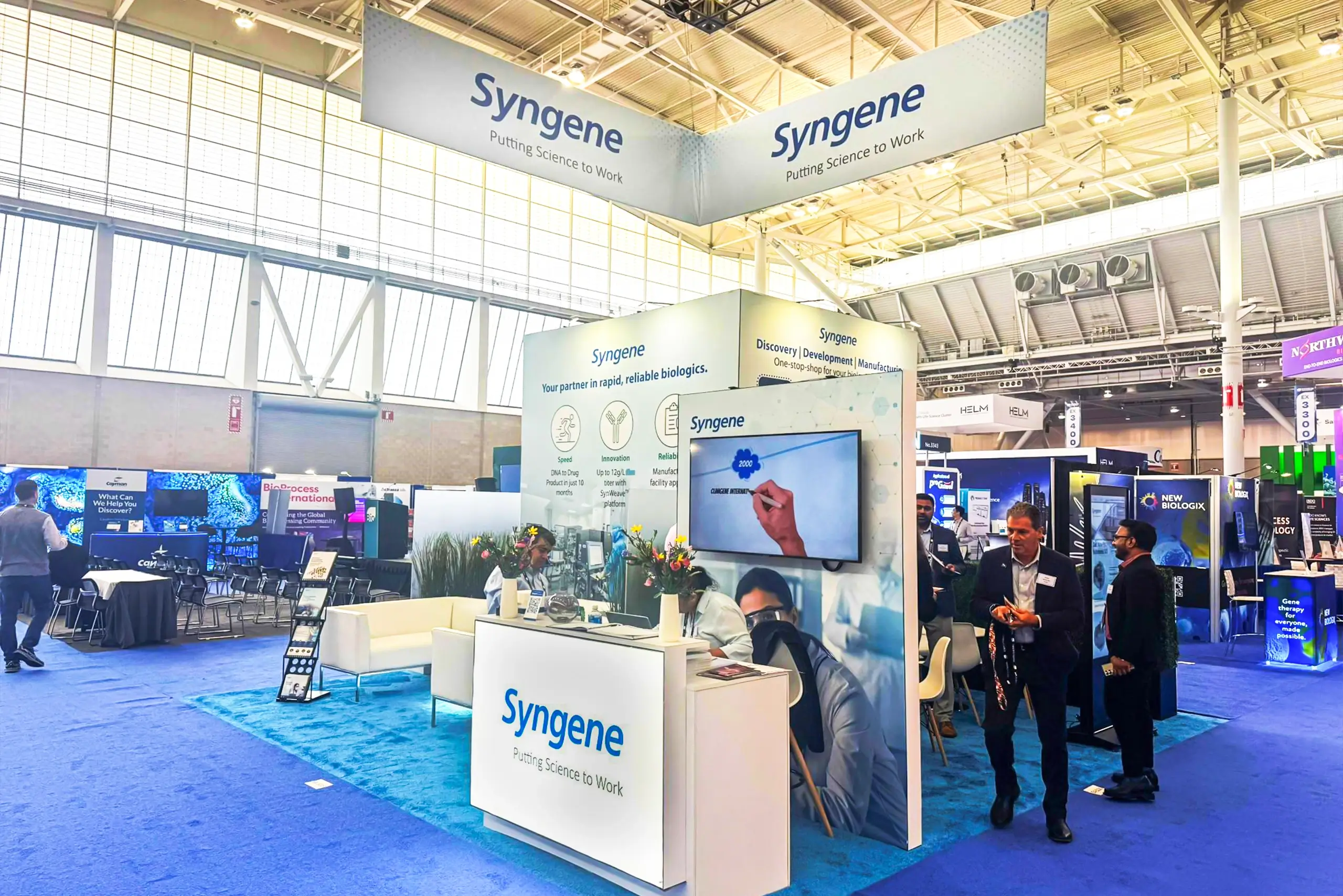 Syngene 20x20 Trade Show Exhibits Booth at Bio International 2025, Boston, MA