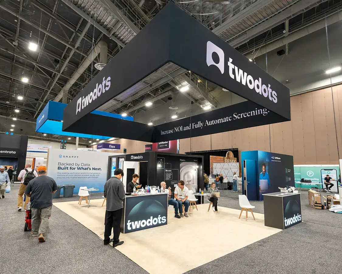 Two Dots - 20×30 Trade Show Exhibit Rental at Apartmentalize 2025, Las Vegas, NV