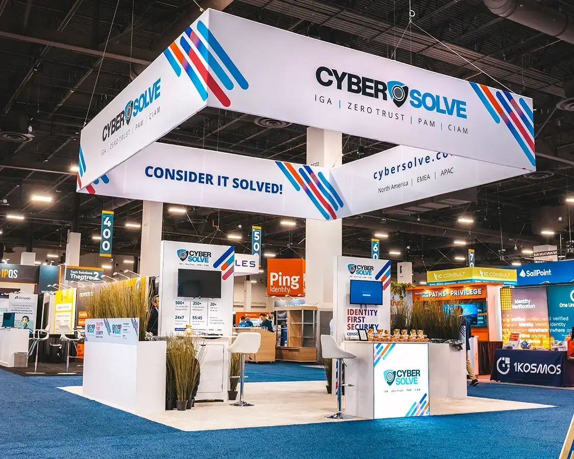 20x20 Trade Show Booth Rental at Identiverse 2025, Las Vegas, NV