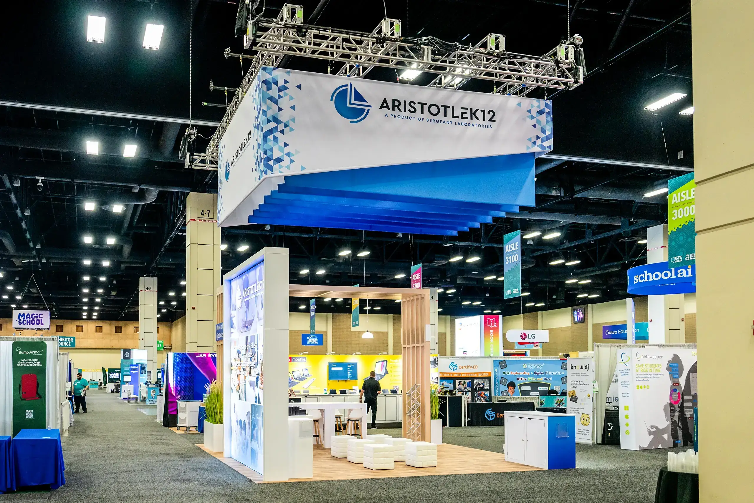 Aristotle 12 (SGT Labs) 20x20 Booth Rental at ISTE 2025, San Antonio, TX