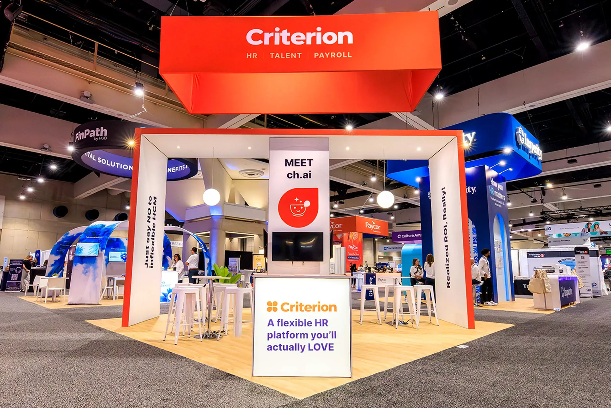 Criterion - 20x20 Exhibit rental at SHRM