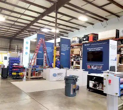 San Diego trade show booth rental facility with in-house production and custom exhibit designs—prebuilt supporting Santa Clara Trade Show and Events