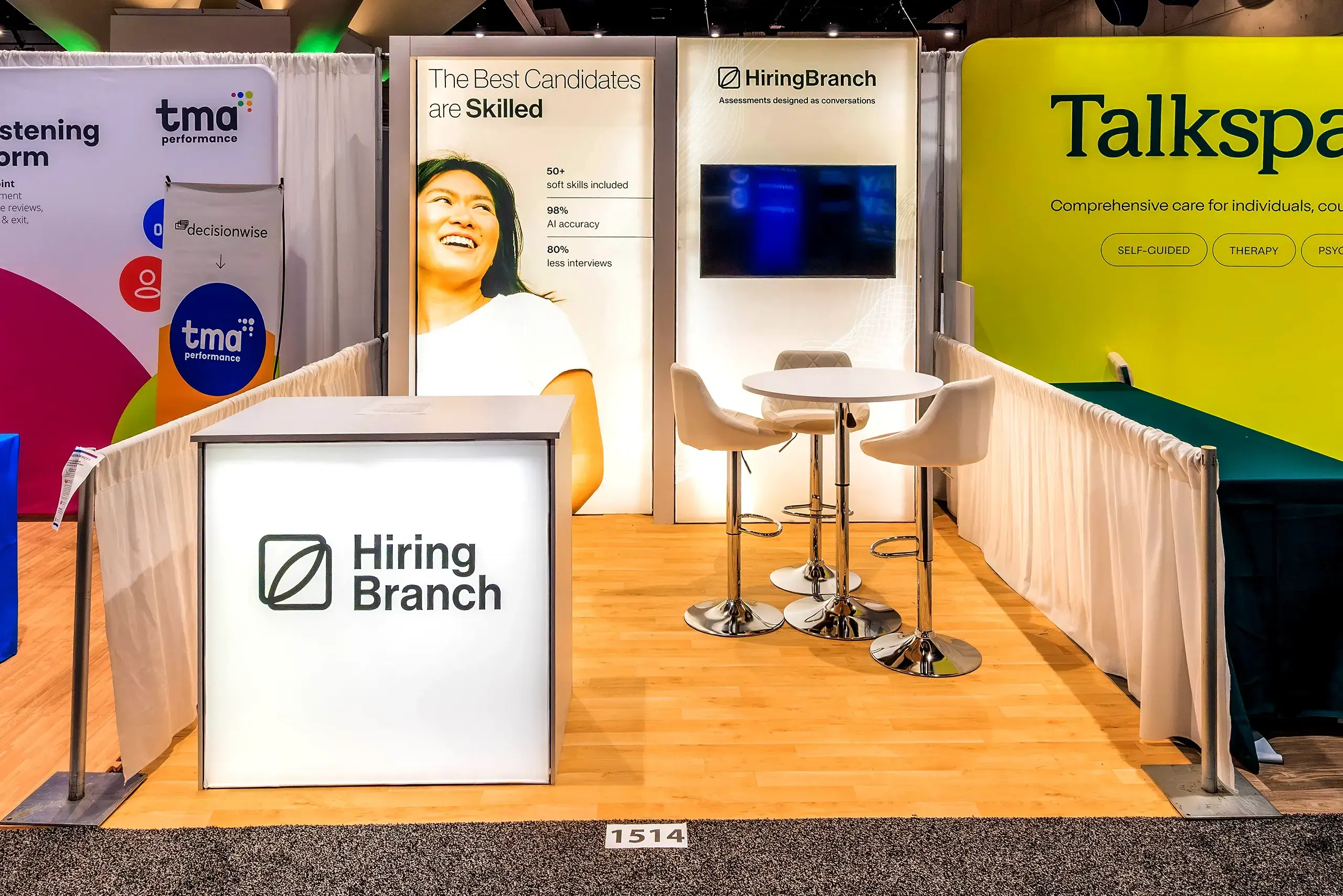 Hiring Branch - 10x10 trade show display rental at SHRM