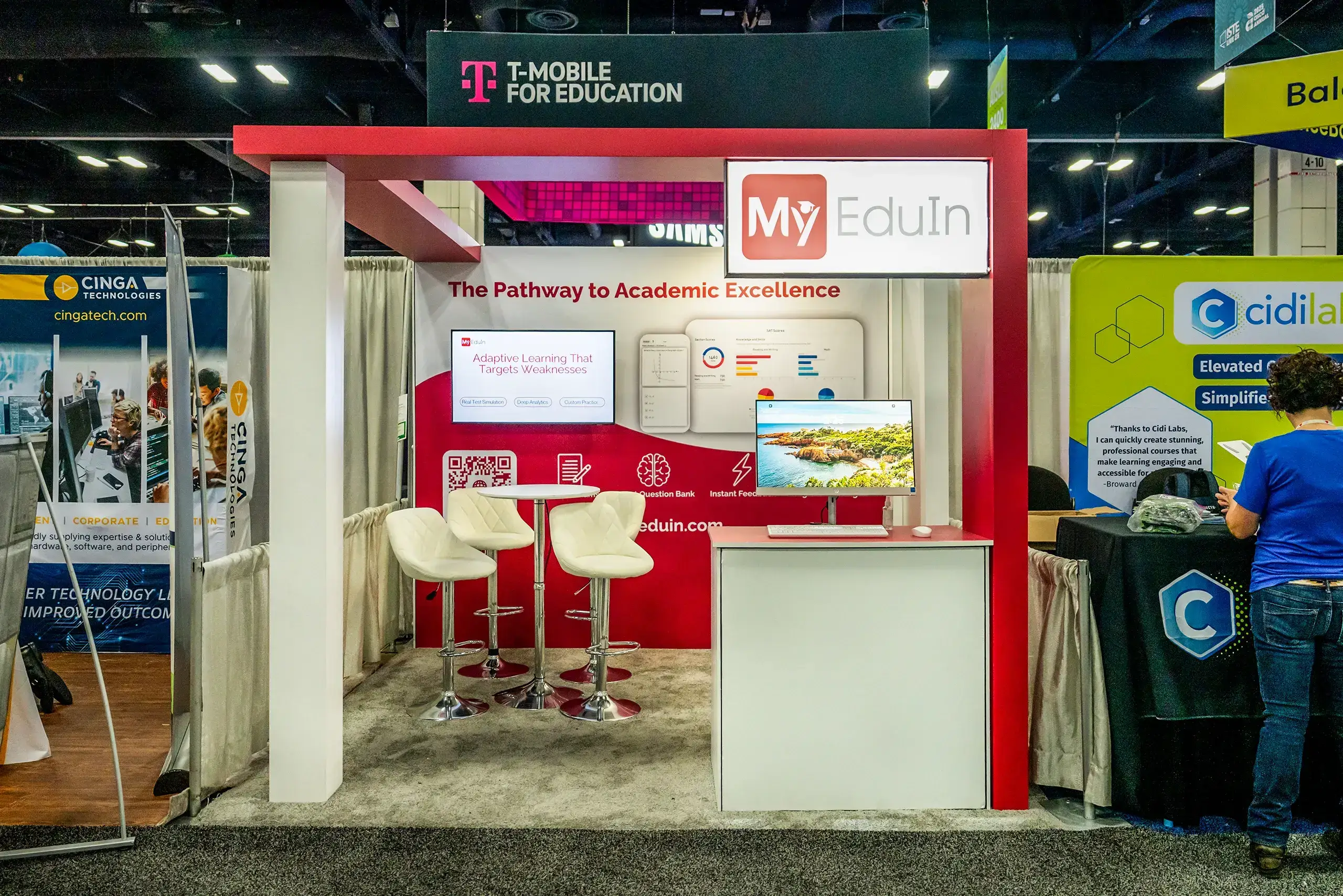 PROED SH.P.K. (Myeduin) 10x10 Trade Show Display Rental at ISTE 2025, San Antonio, TX