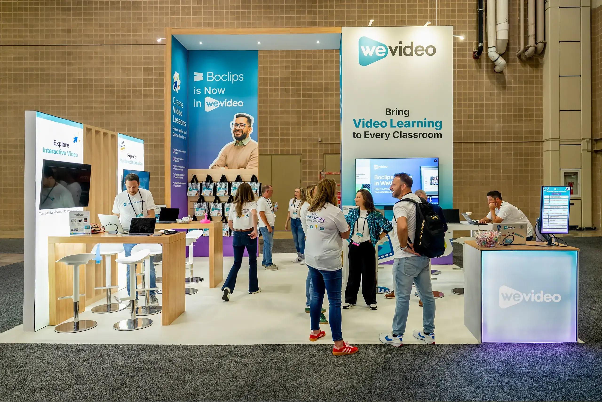 Wevideo 20x20 Booth Rental at ISTE 2025, San Antonio, TX