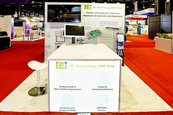 10x10-Exhibit-Booth-Rental-ADLM-2025-for-IEI- Chicago-IL-by-Exponents